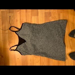 Beyond Yoga Sports Bra Cami Space Dye Grey